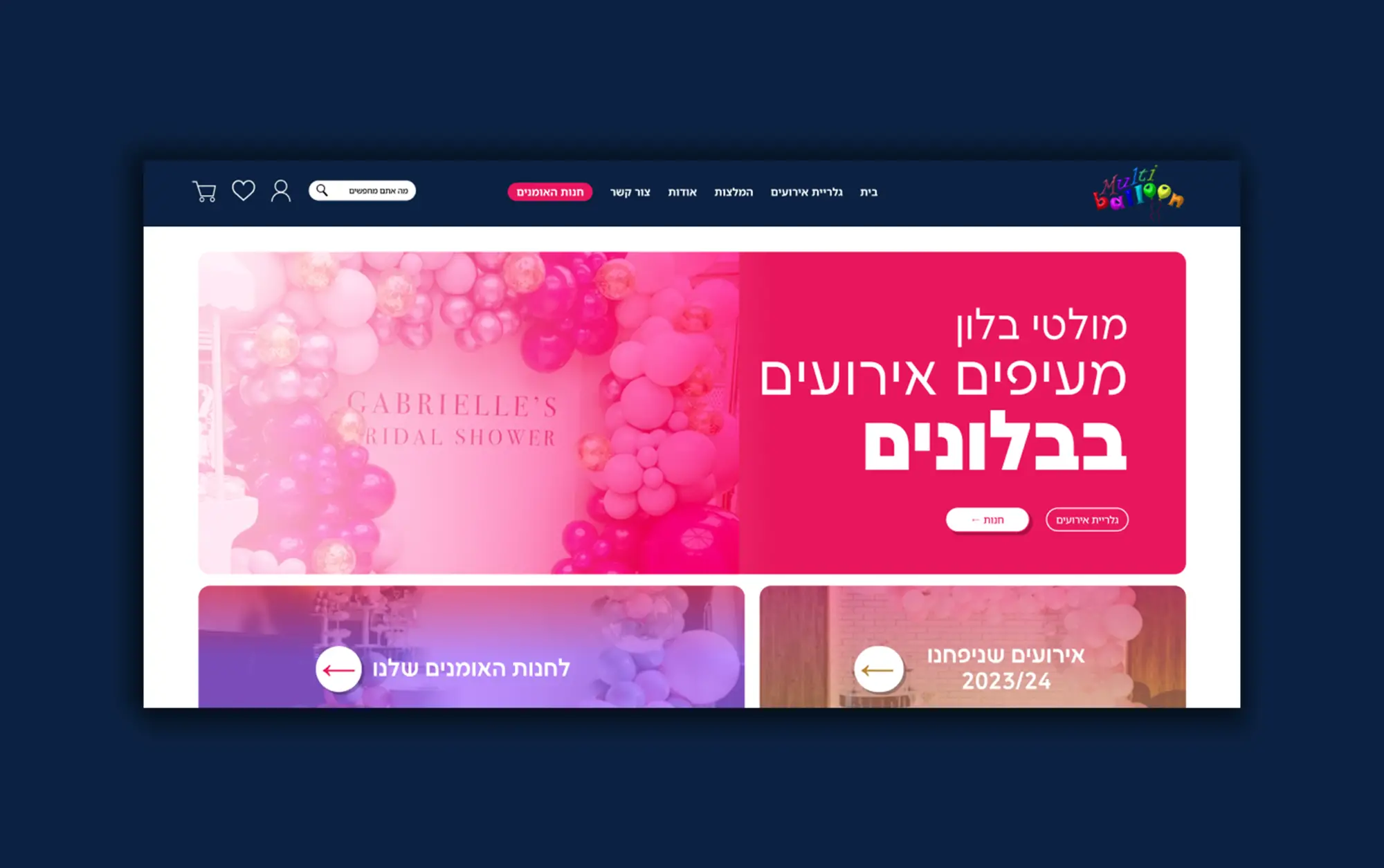 הדמיה אתר מולטי בלון